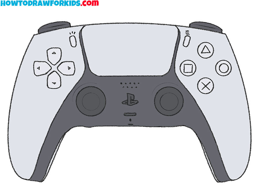 Video Game Controller Drawing