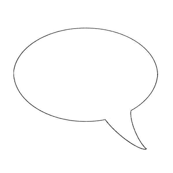 How to Draw a Speech Bubble
