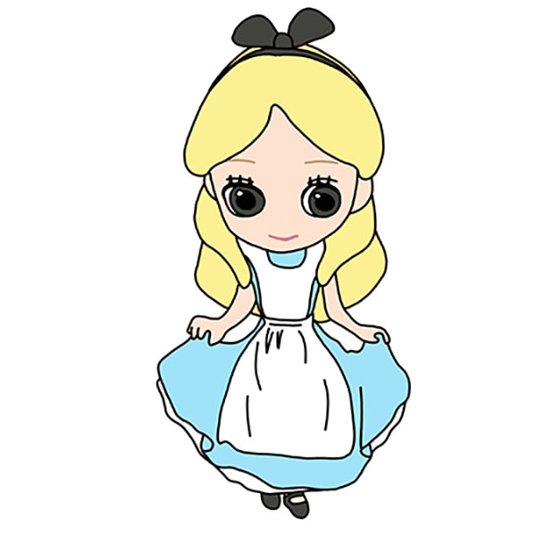 How to Draw Alice in Wonderland