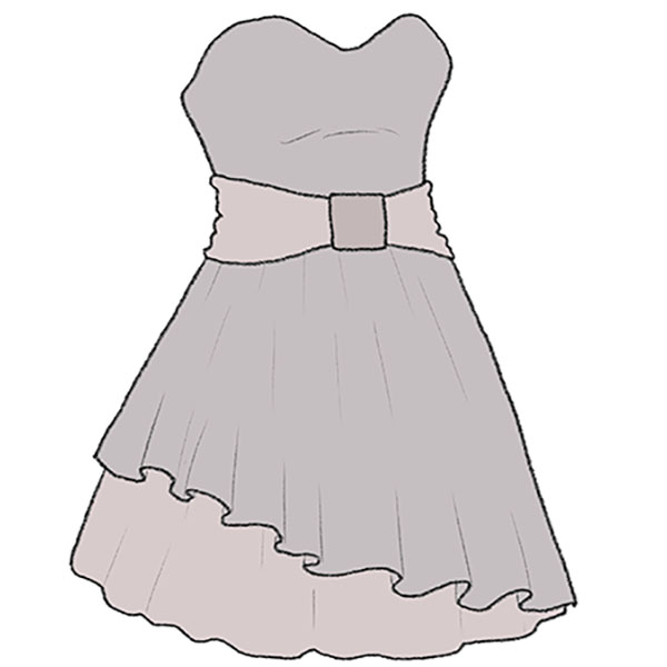 How to Draw an Anime Dress