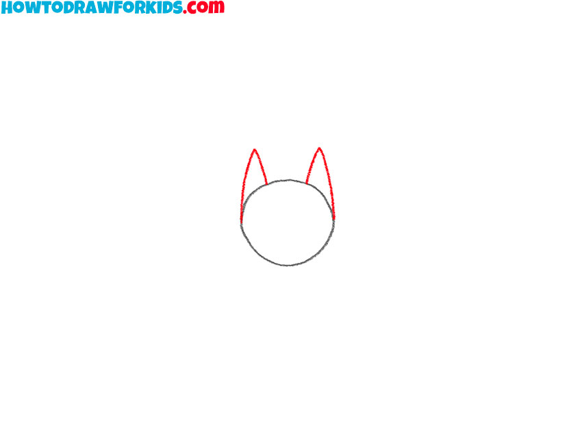 how to draw a bat easy