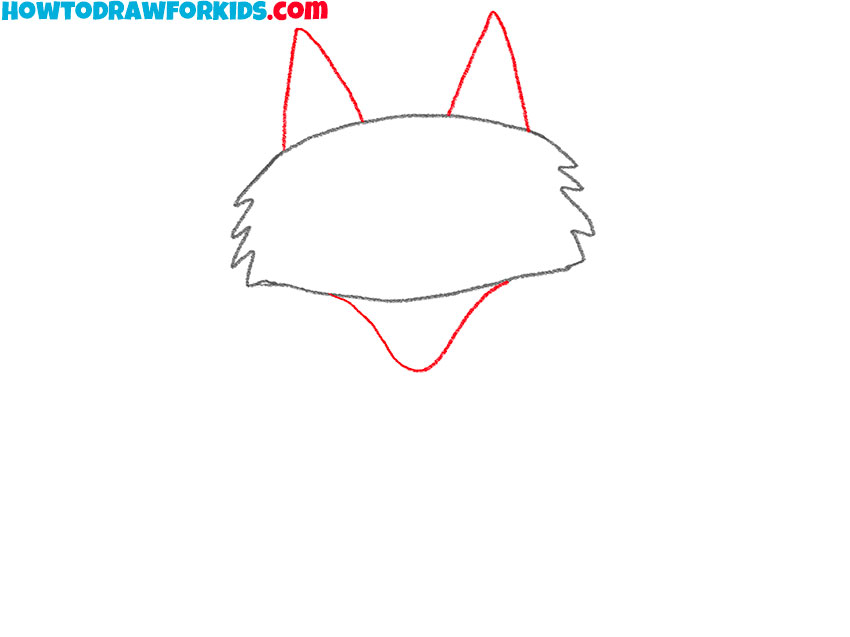 how to draw an arctic wolf for beginners
