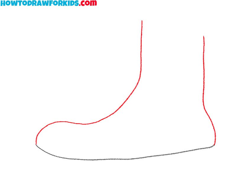 how to draw combat boots front view