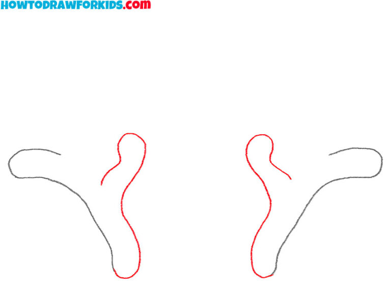 How to Draw Reindeer Antlers Easy Drawing Tutorial For Kids