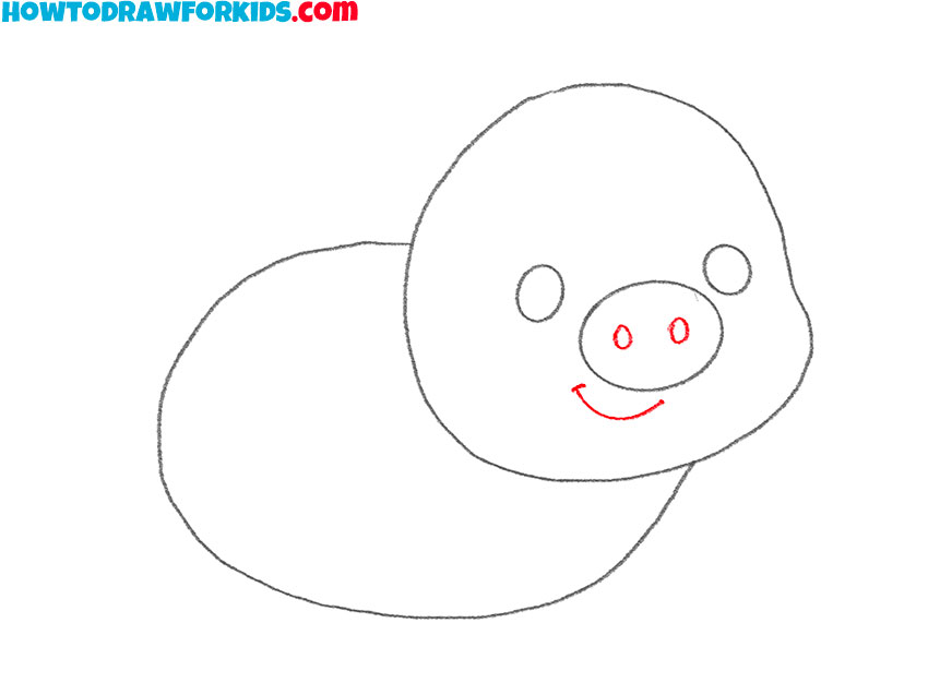 how to draw a realistic baby pig