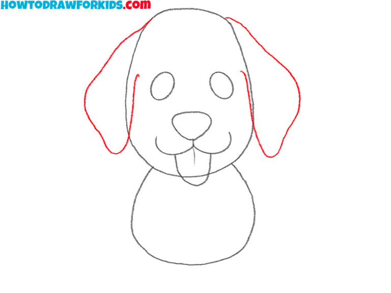 How to Draw a Cartoon Puppy - Easy Drawing Tutorial For Kids