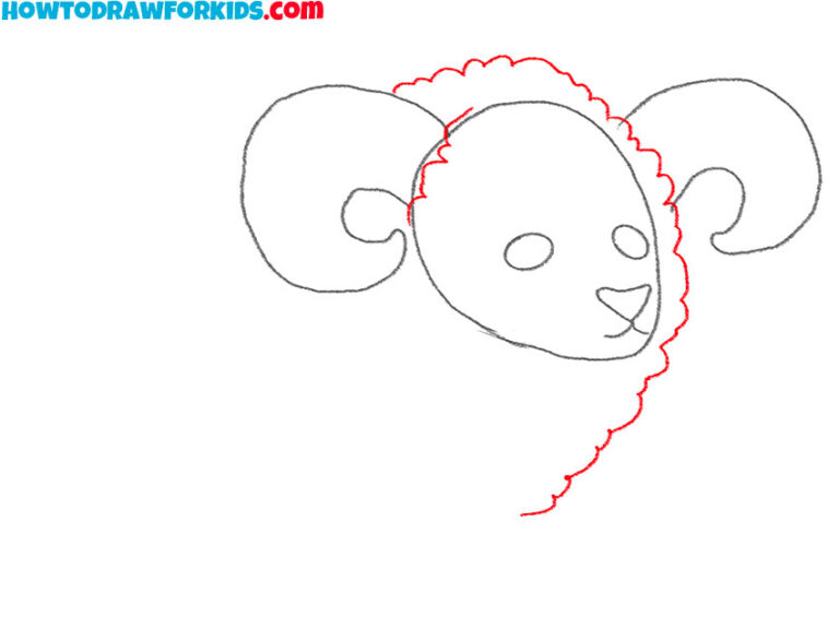 How to Draw a Ram - Easy Drawing Tutorial For Kids