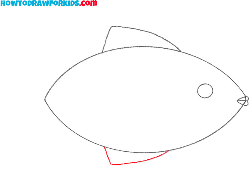 how to draw a fish and colour it