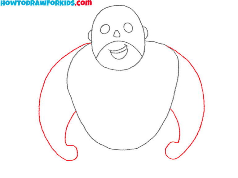 How to Draw a Wrestler Easy Drawing Tutorial For Kids
