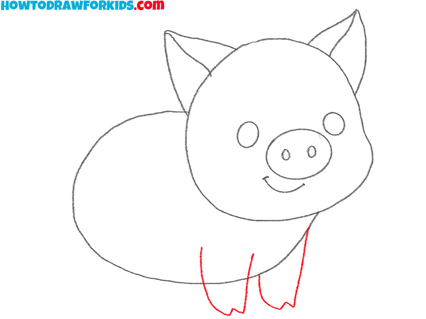 baby pig drawing lesson