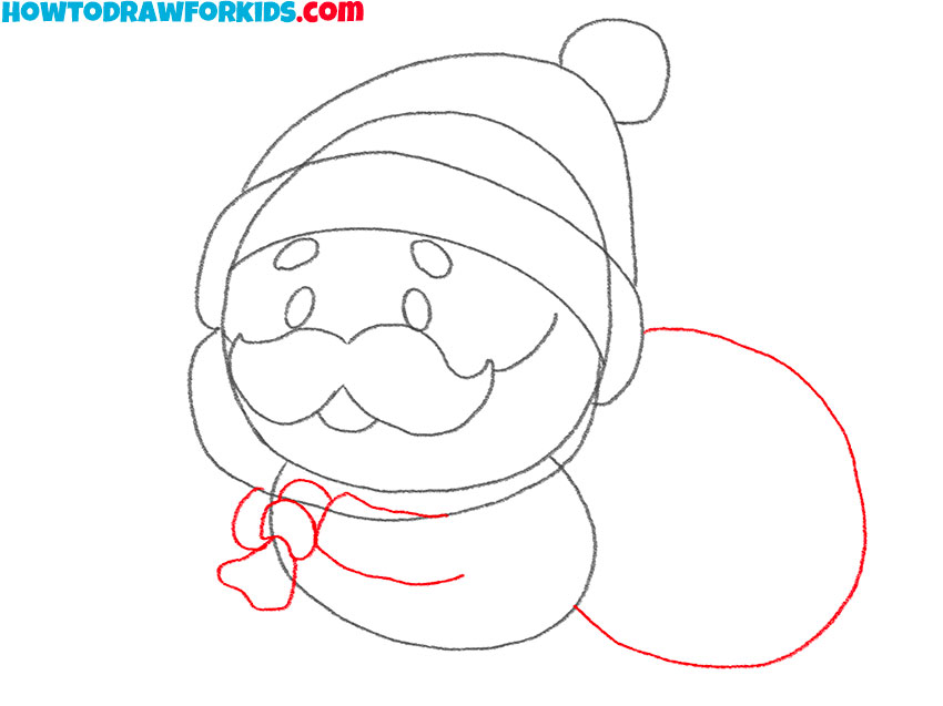 cute santa drawing lesson
