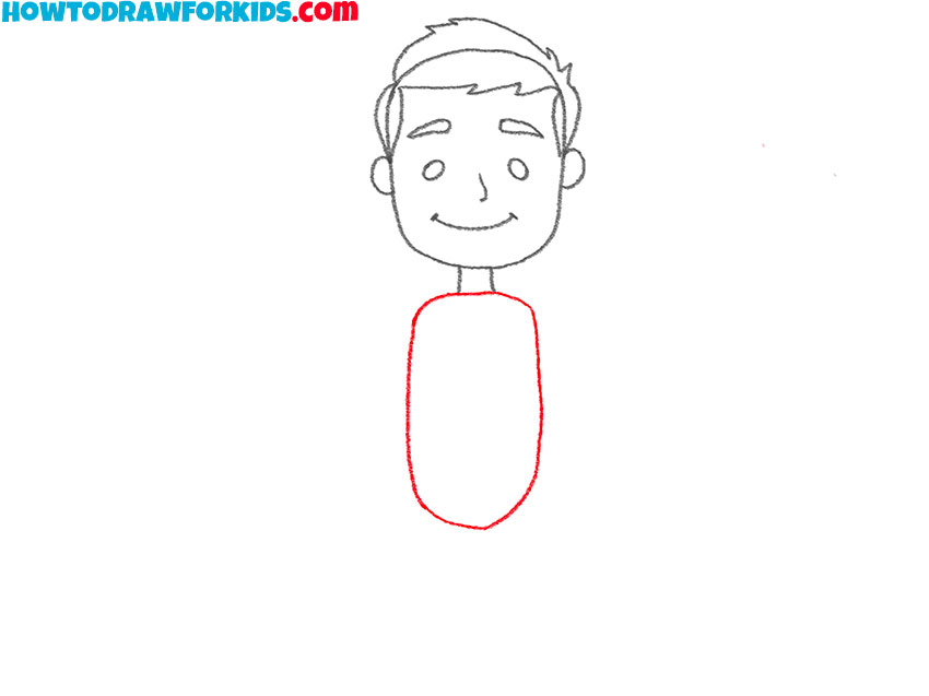 how to draw a cartoon person boy