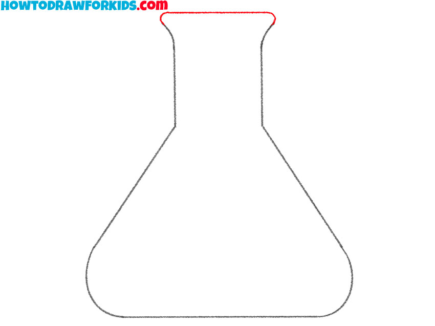 how to draw a science beaker