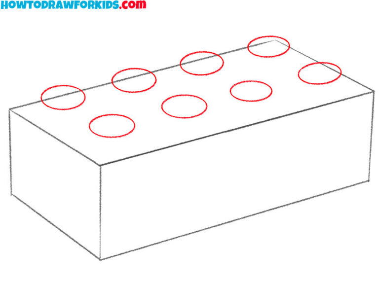 How to Draw a Lego Brick Easy Drawing Tutorial For Kids