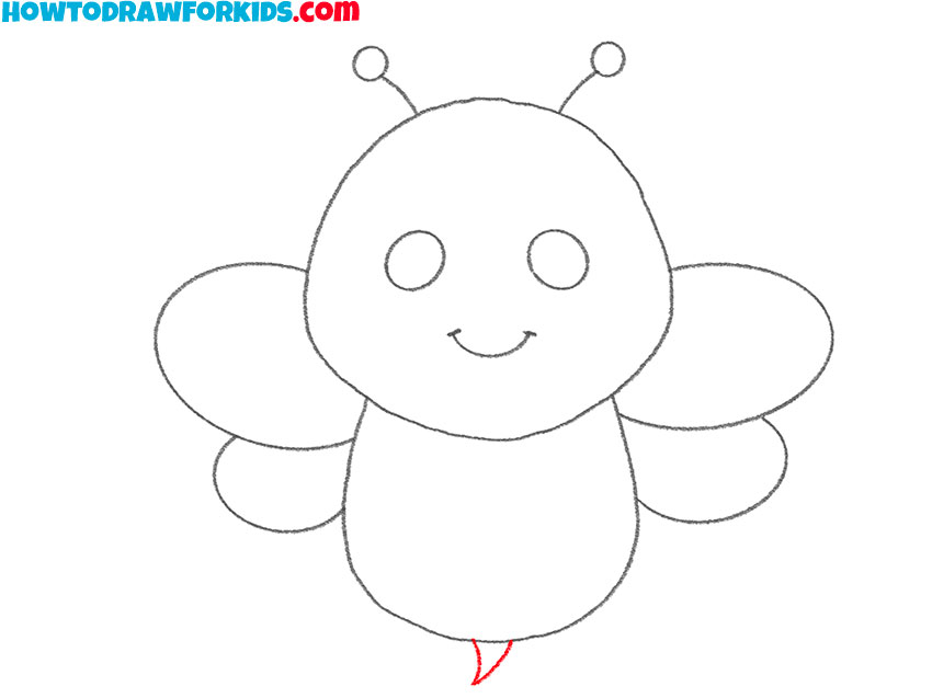 cute bee drawing tutorial