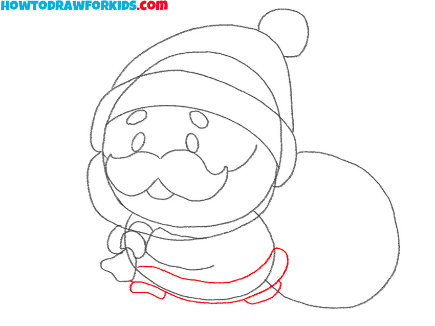 cute santa drawing tutorial