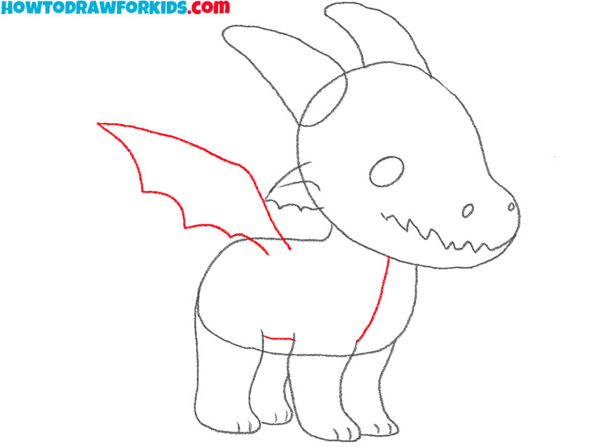 how to draw a dragon art simple