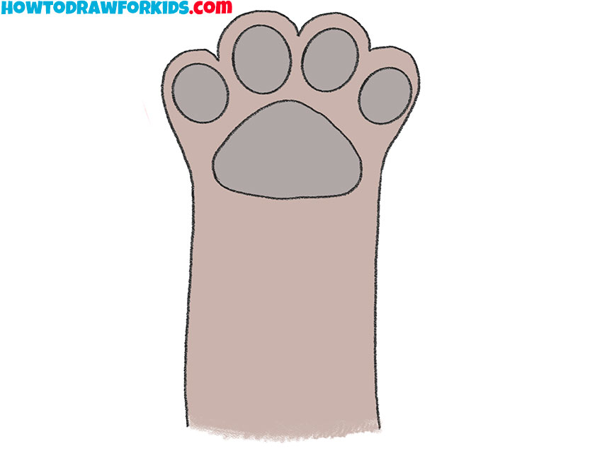  puppy paw drawing guide
