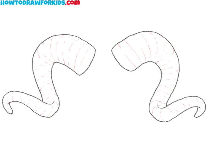 How to Draw Ram Horns Easy Drawing Tutorial For Kids