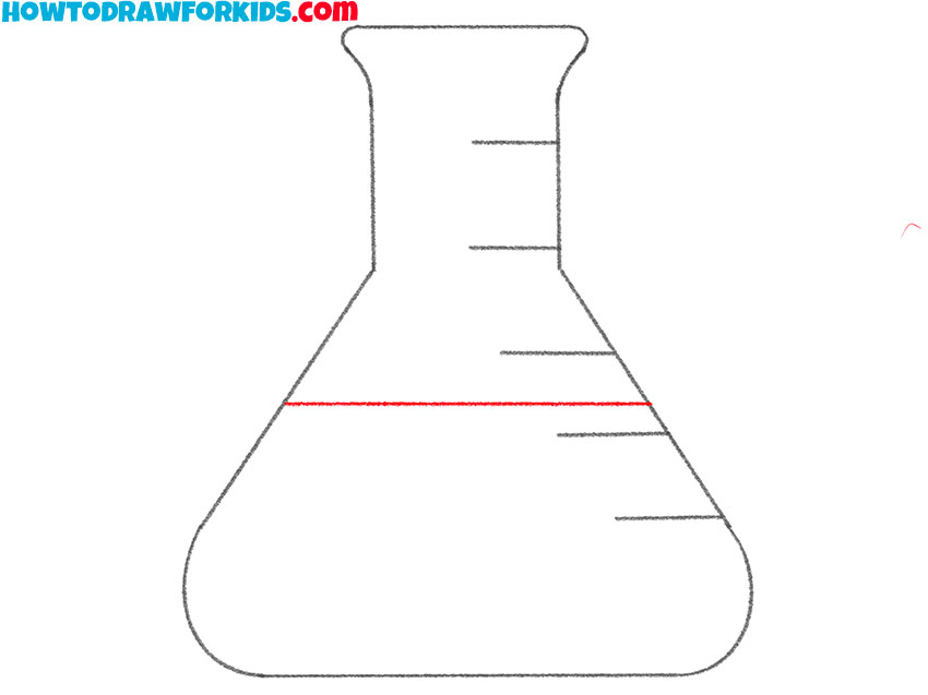 how to draw a beaker for beginners