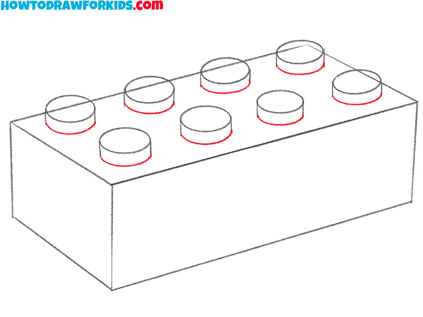 lego brick drawing guide