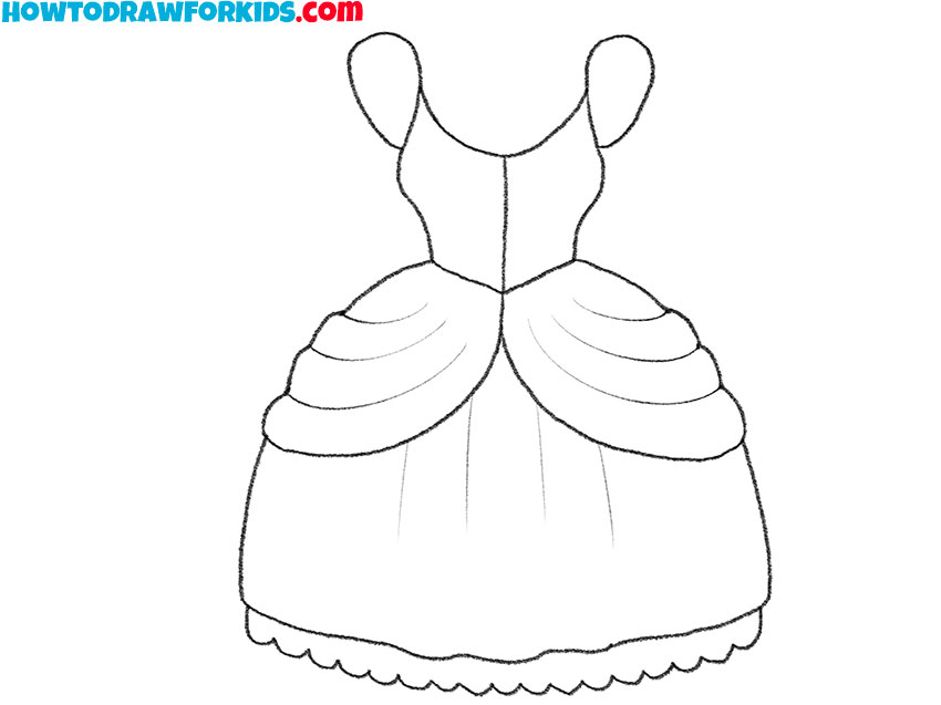 Princess Dresses Drawing, HD Png Download , Transparent Png Image - PNGitem