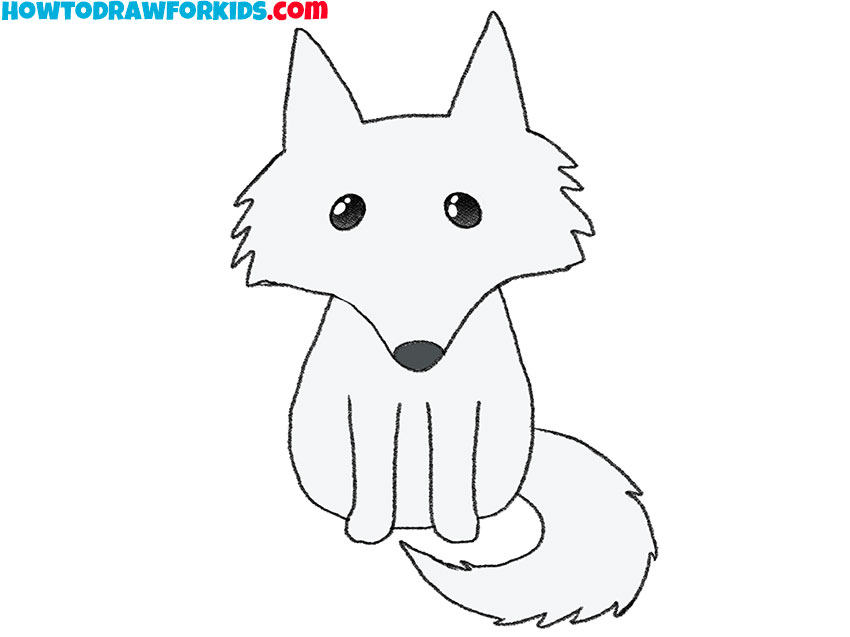 How To Draw An Ice Wolf, Snow Wolf, Step by Step, Drawing Guide