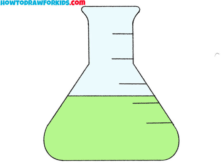 How to Draw a Beaker - Easy Drawing Tutorial For Kids