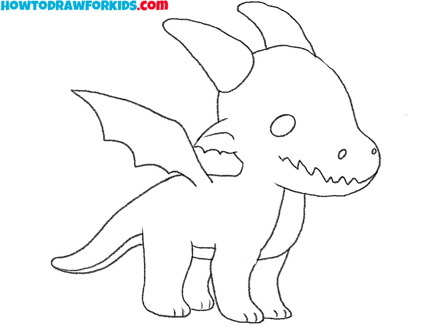 how to draw a dragon realistic and easy