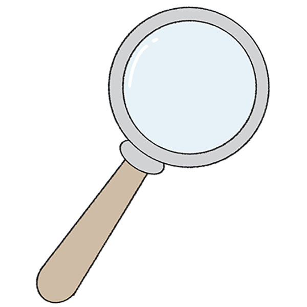 How to Draw a Magnifying Glass