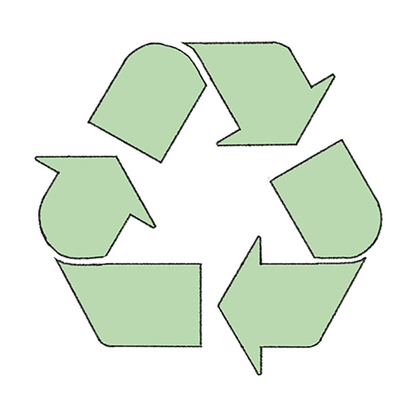 How to Draw a Recycle Sign