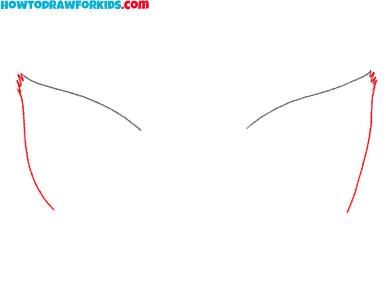 How to Draw Wolf Ears - Easy Drawing Tutorial For Kids