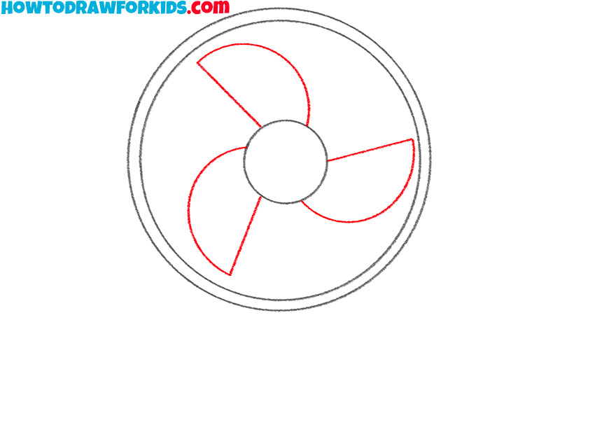 how to draw a cute fan