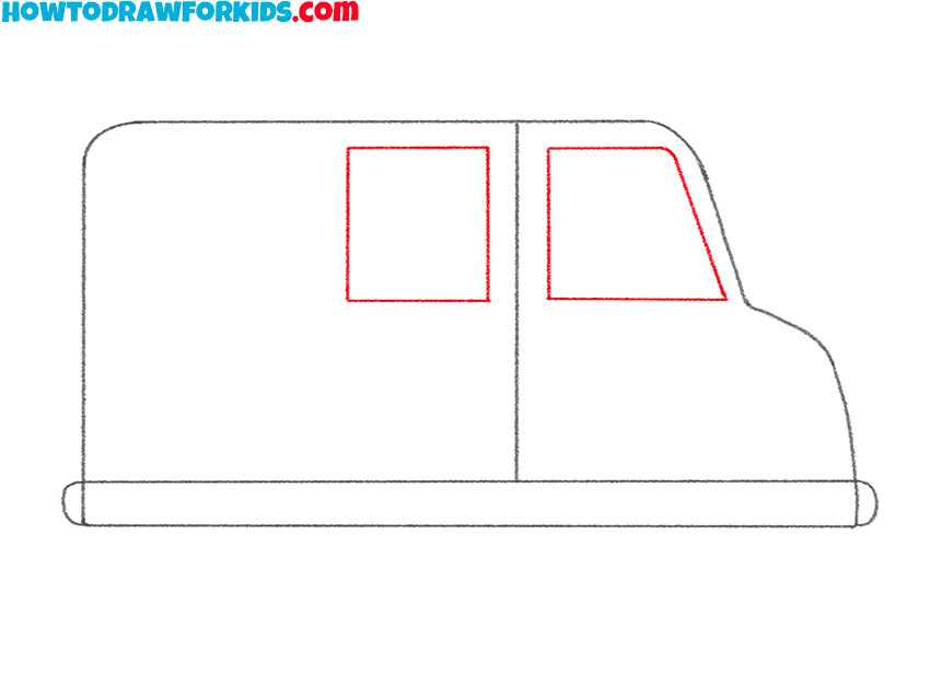 how to draw an cartoon ambulance