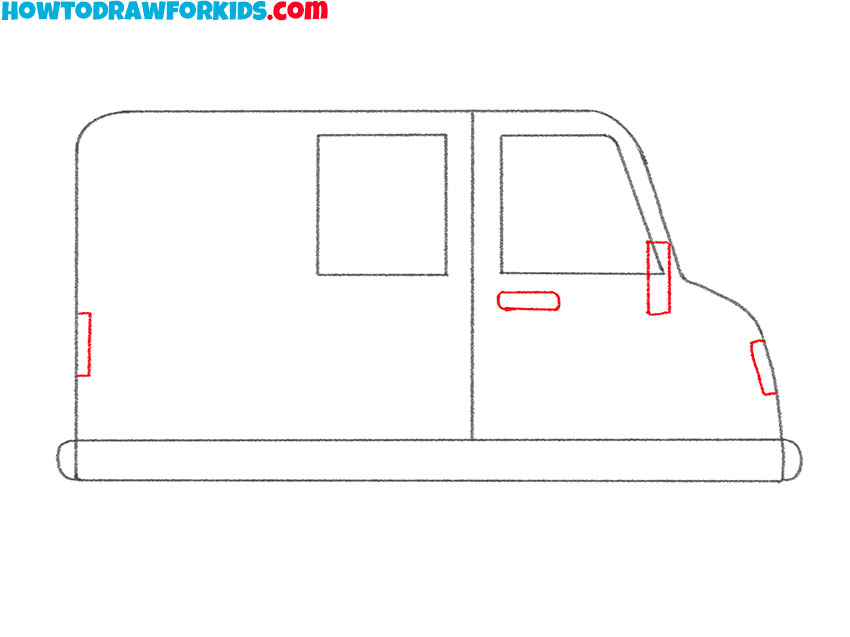 how to draw a ambulance truck