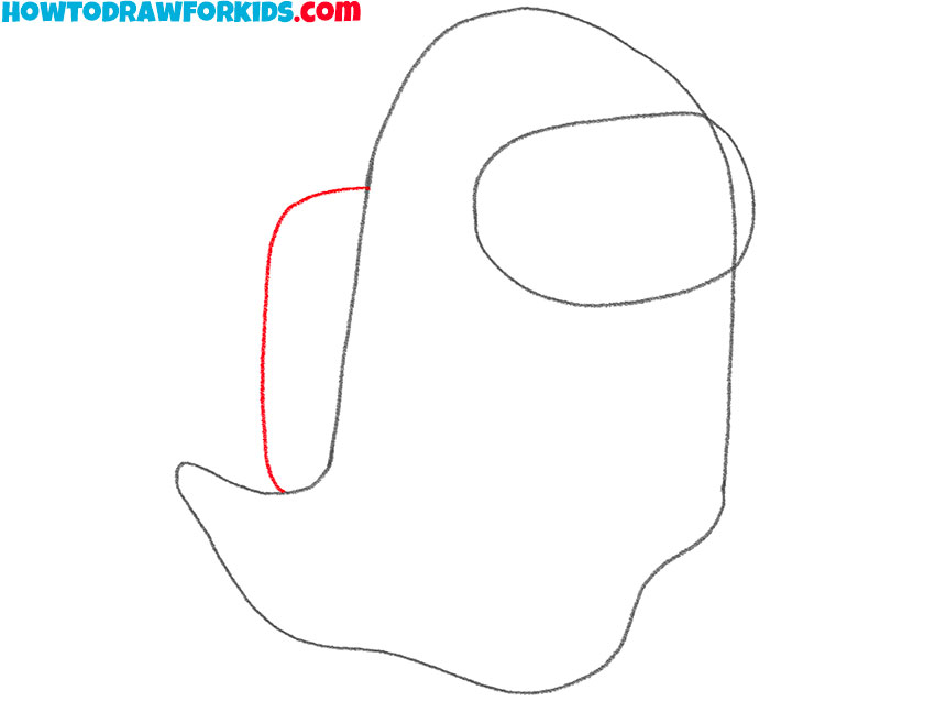 how to draw among us ghost for kindergarten