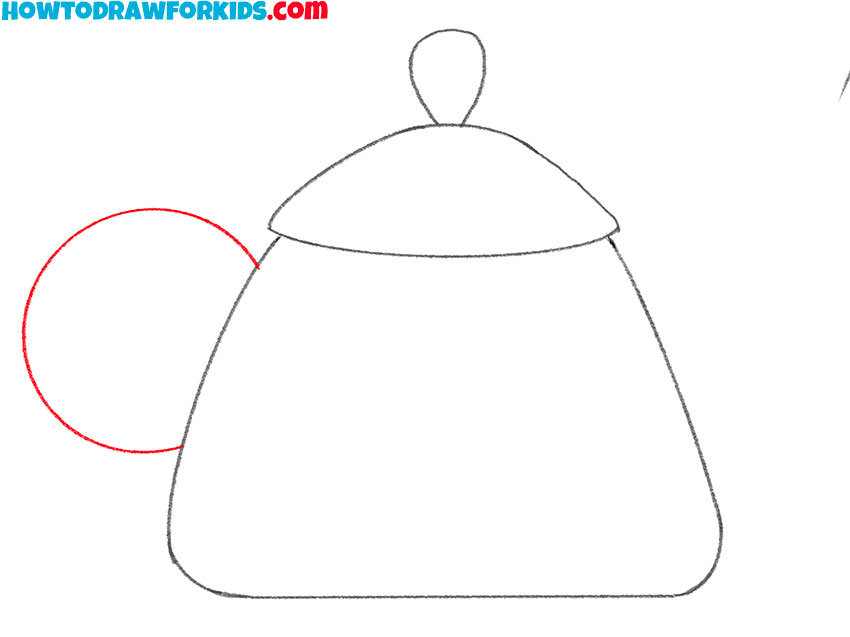 how to draw an easy teapot