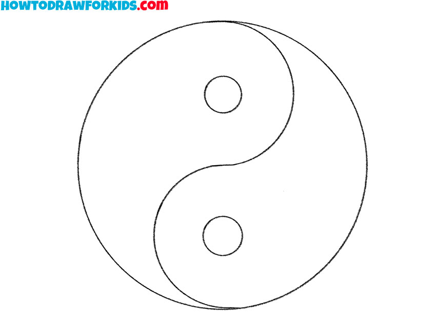 yin yang drawing lesson
