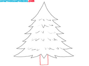 How to Draw an Evergreen Tree - Easy Drawing Tutorial For Kids