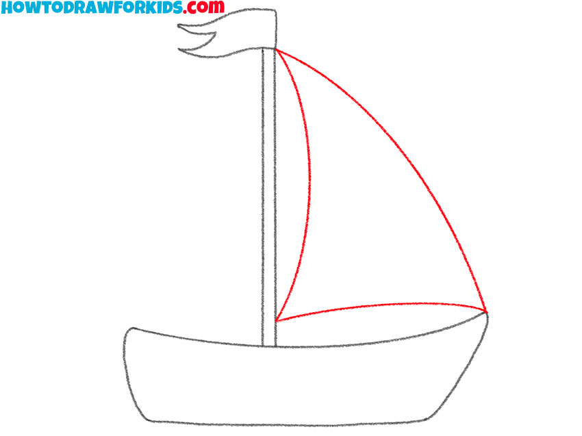how to draw a boat for beginners