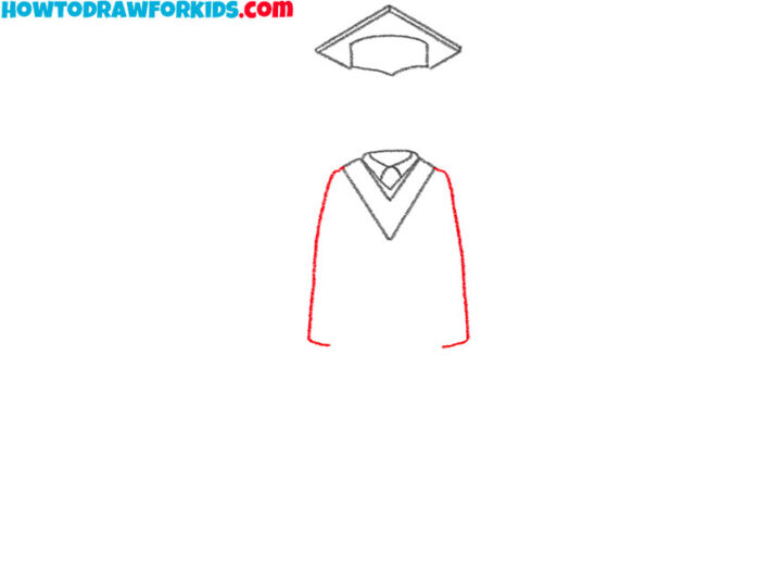 How to Draw a Cap and Gown Easy Drawing Tutorial For Kids