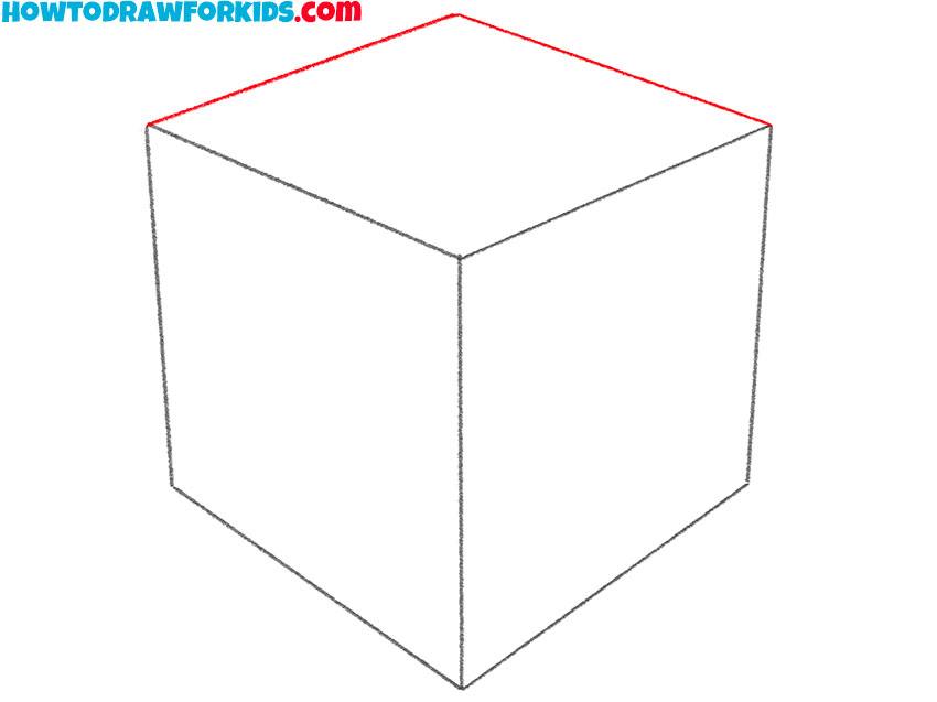 how to draw a rubik's cube for kindergarten