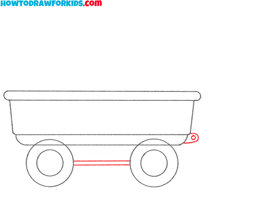 how to draw a wagon for beginners