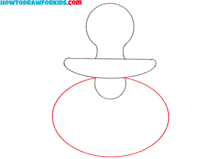 How to Draw a Pacifier Easy Drawing Tutorial For Kids