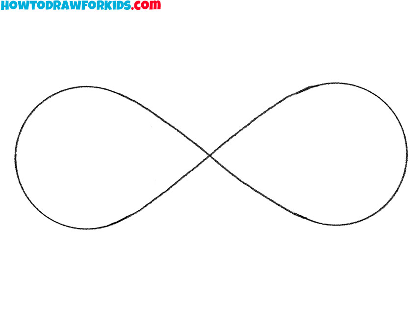  simple infinity sign drawing for kids
