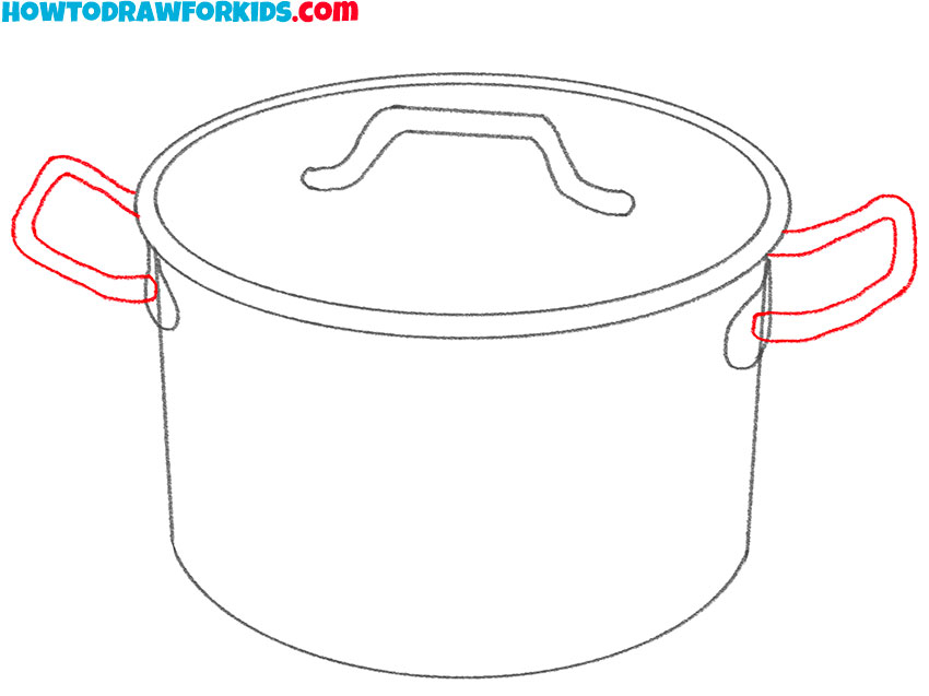 simple pot drawing