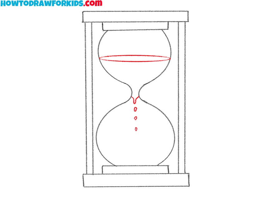 hourglass drawing tutorial