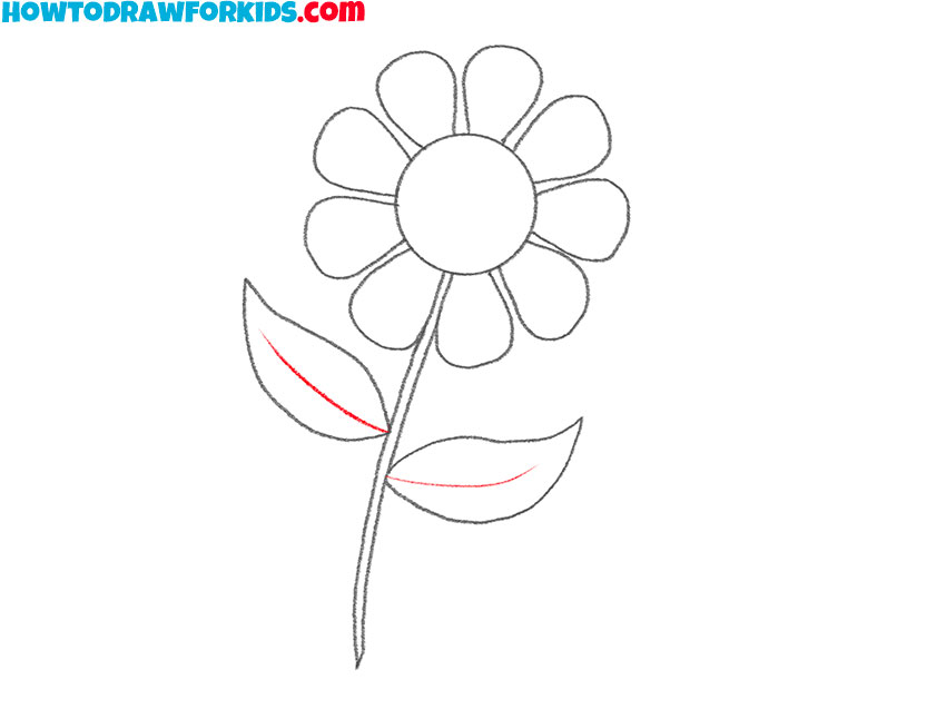 how to draw a beautiful flower easy