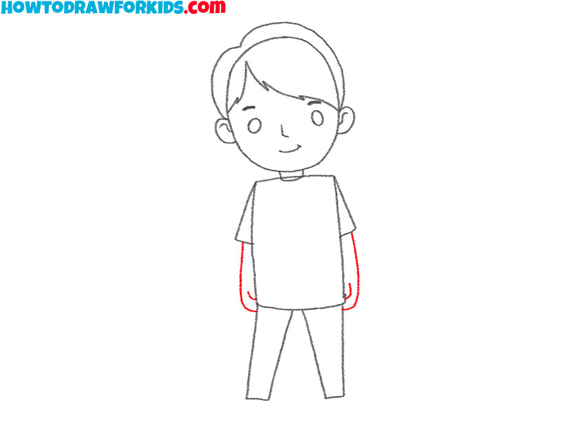 how to draw a boy cartoon