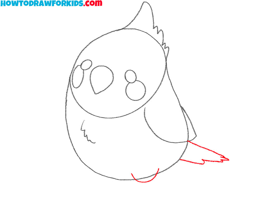 how to draw a cute cockatiel